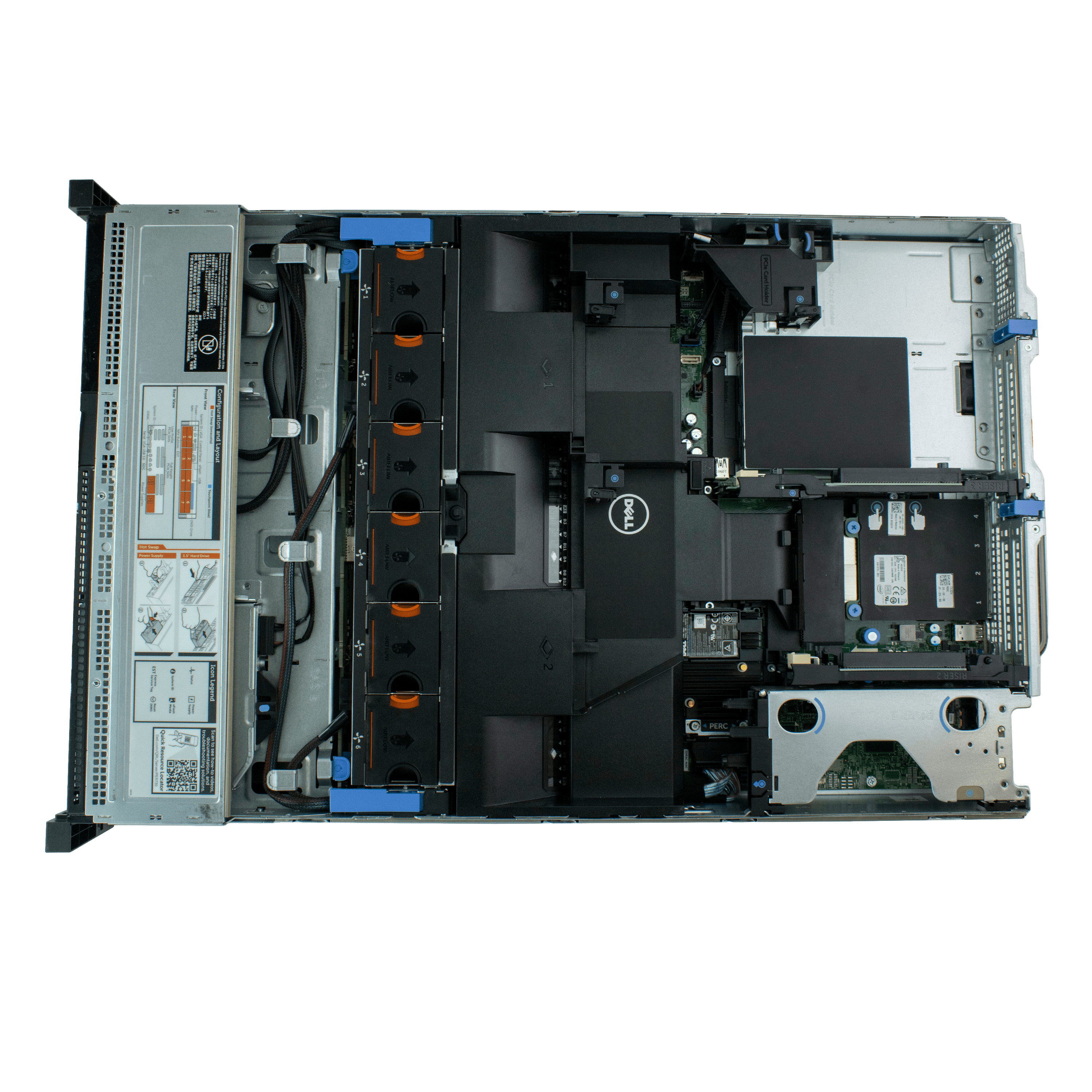 Сервер Dell PowerEdge R730 noCPU 24хDDR4 softRAID iDRAC 2х750W PSU SFP+ 4х10Gb/s 8х3,5" FCLGA2011-3 (4)